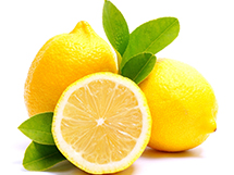 新鲜的水果黄色柠檬图片