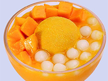 简单港式甜品芒果小丸子的做法图片