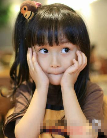 可爱的小女孩最新流行的儿童发型图片第1张