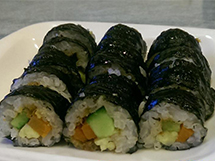 紫菜寿司料理饭团的做法图片