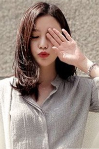 清新甜美淑女最新韩式时尚蛋卷头发发型图片