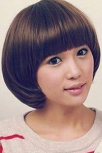 清纯可爱女生清爽蘑菇头波波头短发发型图片