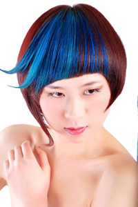 个性女生最新短发沙宣蘑菇头发型图片