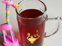 夏天的健康饮品菊普山楂茶