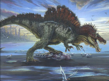 恐龙品种凶残的棘龙图片