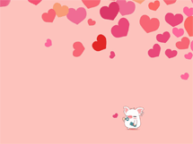 时尚粉色背景下可爱的小猪猪动态手机壁纸图片