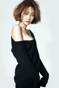 个性韩国女星高俊熙短发气质写真照
