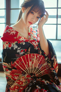 日式和服妖艳女孩和风艺术写真