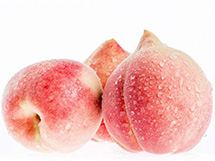 新鲜水果大红桃子图片