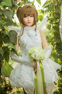 动漫cosplay美女清纯梦幻婚礼图片