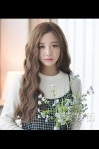 韩式美女烫发完美发型高清图片
